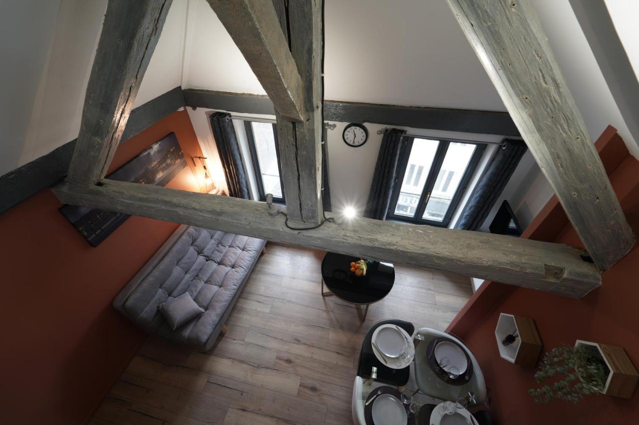 Duplex De Charme Au Coeur Historique De Metz Apartment Luaran gambar