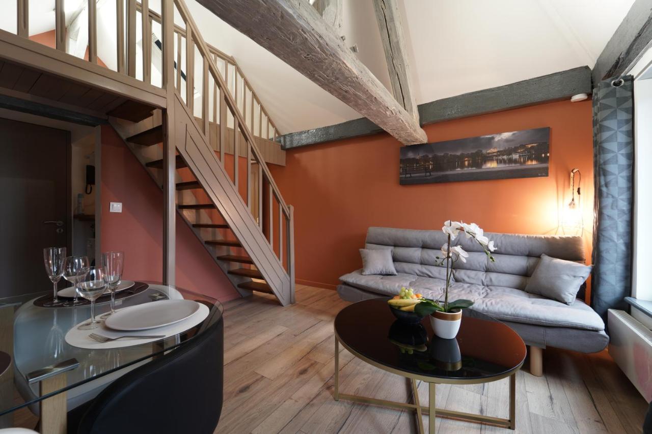 Duplex De Charme Au Coeur Historique De Metz Apartment Luaran gambar